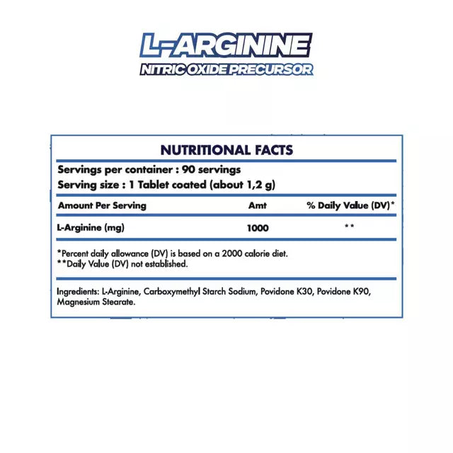 Botella de L-Arginina Fusion Genetic 1000 mg
