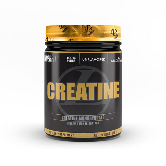 Envase de Creatina Landerfit 300g sin sabor.