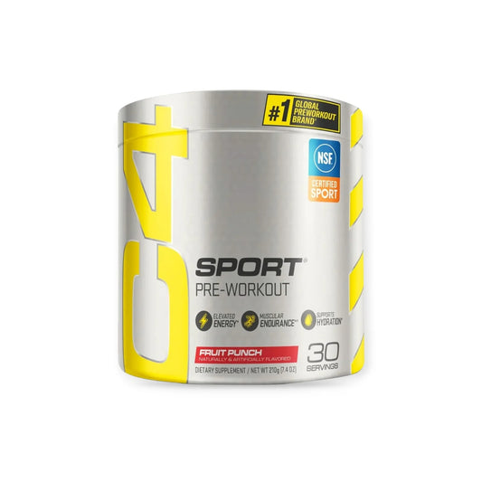 Envase de Pre Entreno C4 Sport sabor Fruit Punch
