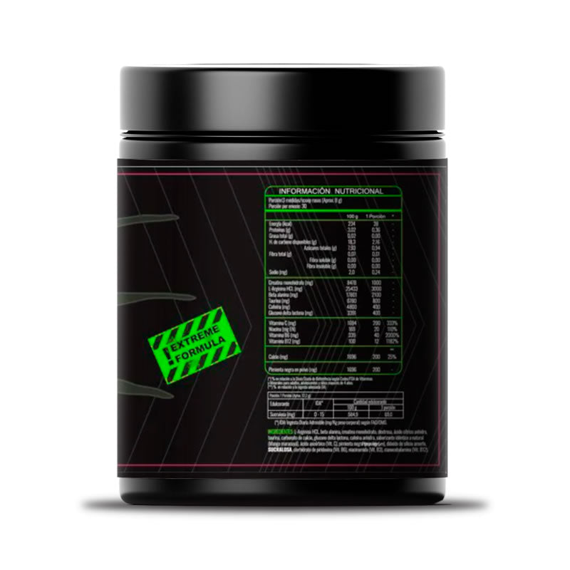 Envase de preentreno Grizzly Bear sabor Citrus Limón