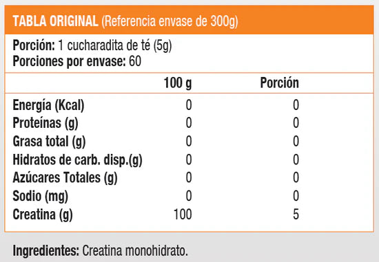 Creatina Monohidratada Ultimate Nutrition 300g Sin Sabor
