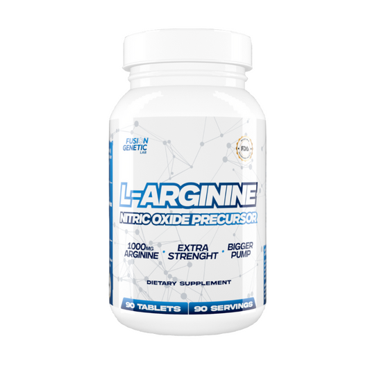L-Arginina Fusion Genetic 1000mg 90 cápsulas