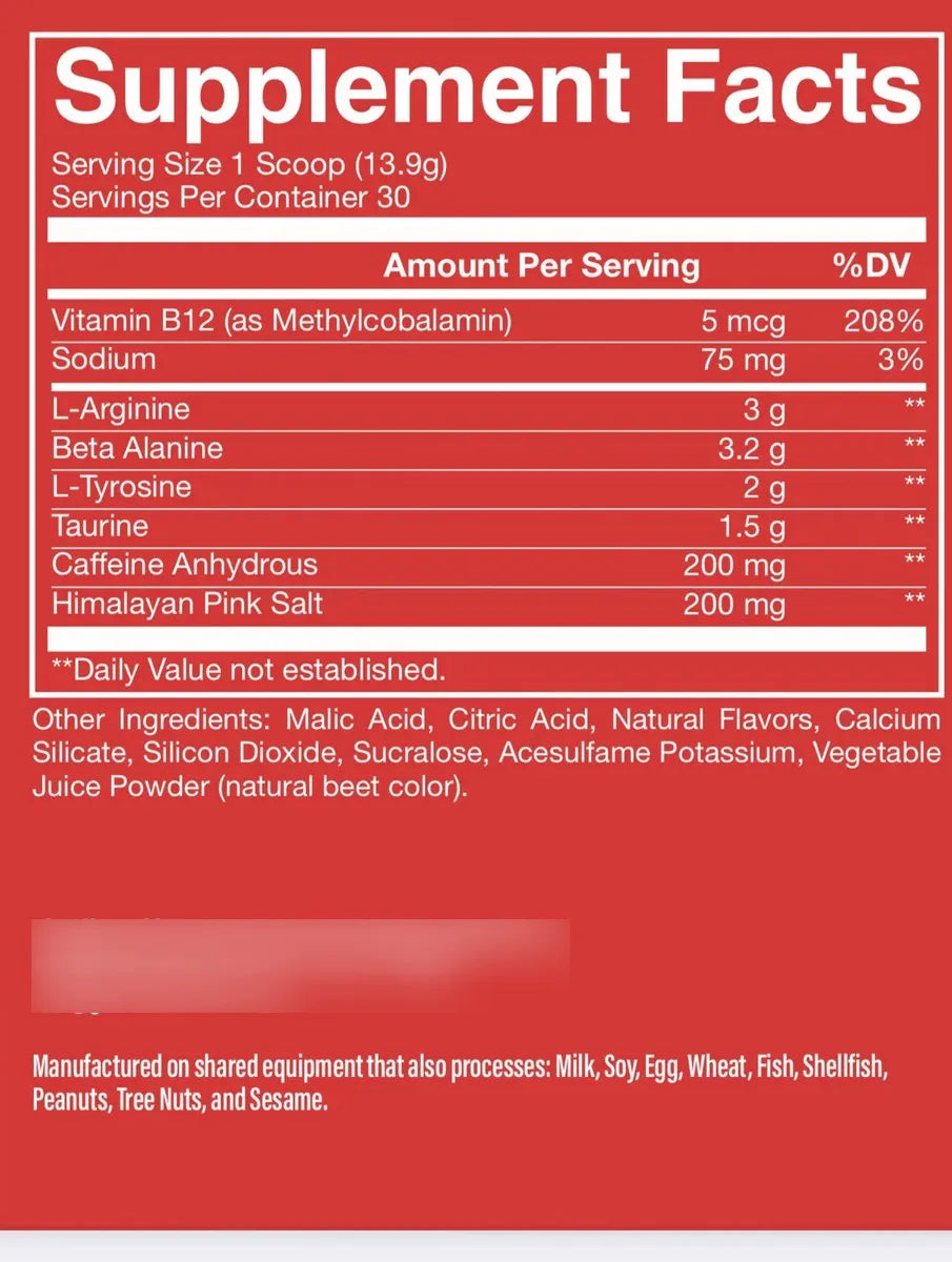 Envase de Pre Entreno Cbum Essential sabor sandía ácida