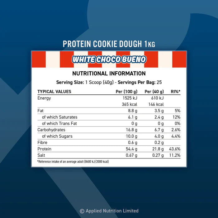 Bolsa de Proteína en Polvo Applied Nutrition sabor Choco Bueno