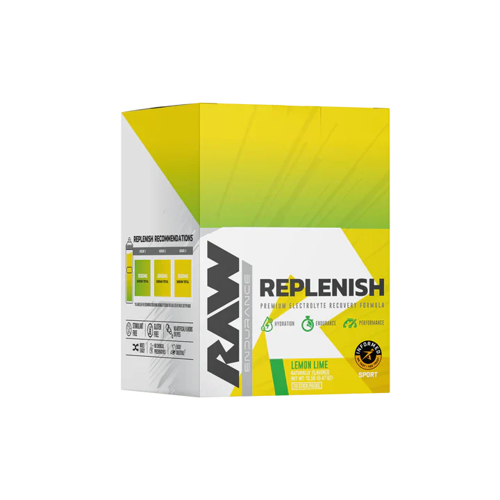 Caja de Replenish Raw sabor Lemon Lime.