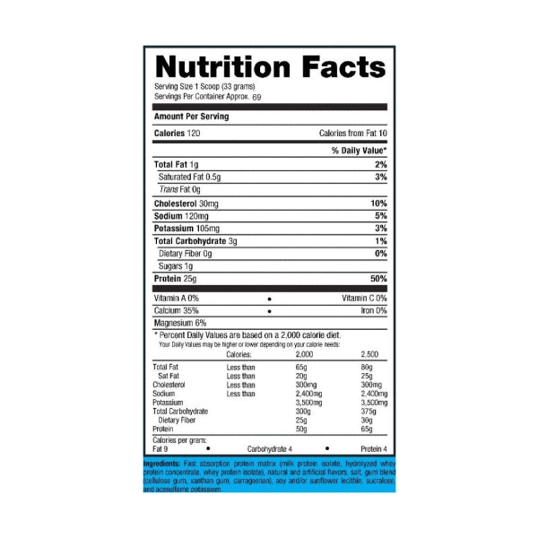 Envase de proteína ISO HD BPI Sports sabor chocolate.