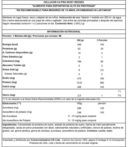 Proteína C4 Hershey's 5.24 LB Chocolate
