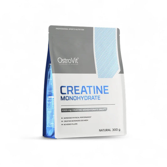 Bolsa de creatina monohidratada Ostrovit 300g sin sabor.