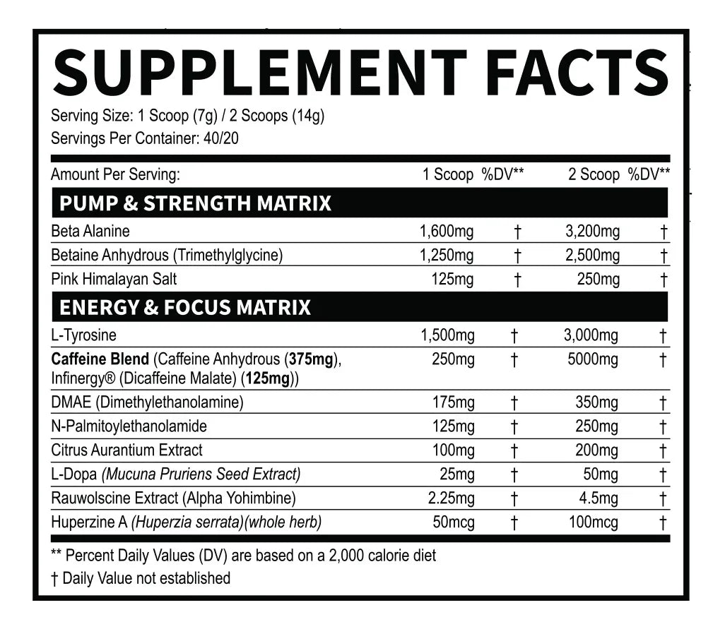 Pre Entreno Dragon Pharma 40 Servicios Algodón de Azúcar