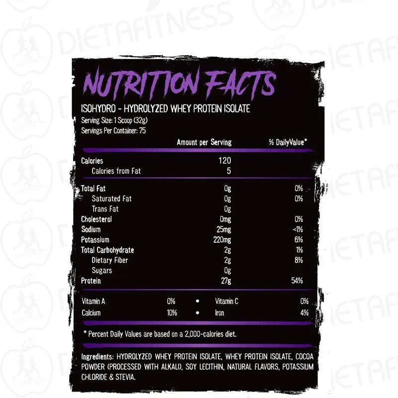 Proteína Hexacore ISO Hydro 5 lbs Chocolate
