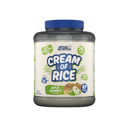 Envase de Cream of Rice Applied Nutrition sabor Apple Crumble.