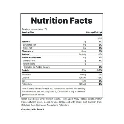 Envase de Proteína Isolate Redcon1 5.1 lbs sabor chocolate.