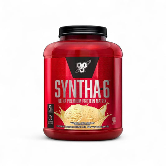 Envase de proteína BSN Syntha-6 sabor Vainilla Ice Cream.