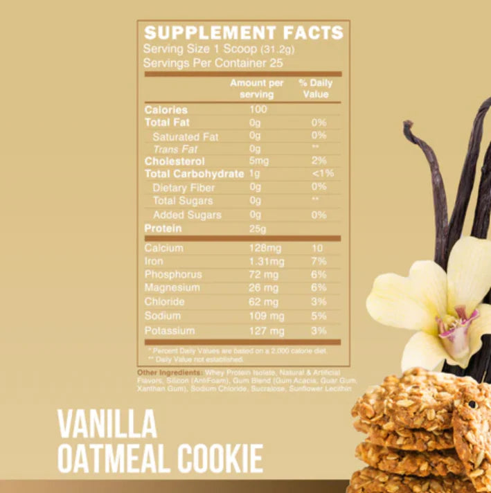 Proteína Isolate Raw Nutrition 1.8lb Vainilla