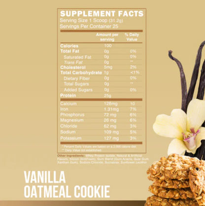 Proteína Isolate Raw Nutrition 1.8lb Vainilla