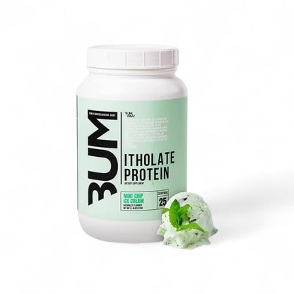 Envase de Proteína Isolate Raw Nutrition sabor Mint Chip.