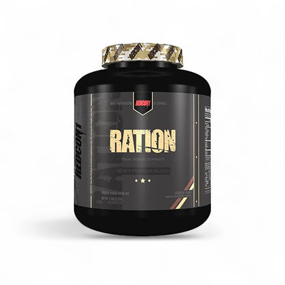Envase de Proteína Ration 5LB sabor Cookies and Cream.