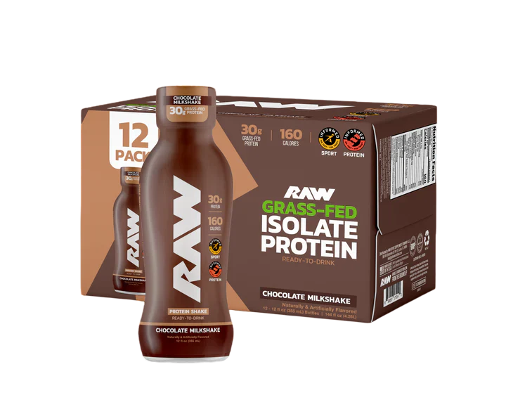 Proteína Aislada RAW 12x330ml Chocolate