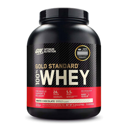 Proteína Optimum Nutrition 5 Lb Chocolate Blanco